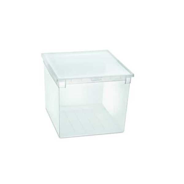 Caja Ordenación Light Box XXL 50 L Transparente [LOTE DE 2 Unidades] JOBGAR