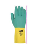 Guante Químico Latex Flocado Capitol II 622 Talla 9 [LOTE DE 16 Unidades] JUBA