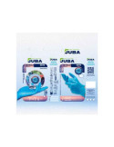 Caja 10 Guantes Desechable Nitrilo sin Polvo Talla 8 [LOTE DE 16 Unidades] JUBA