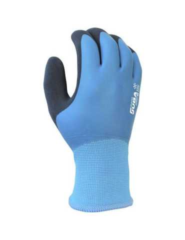 Guante Poliéster/Algodón Reciclado Cub Latex T10 [LOTE DE 6 Unidades] JUBA