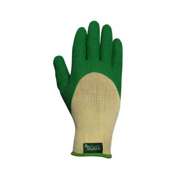 Guante Recubierto Latex Medio Dorso Verde H254G/7 [LOTE DE 8 Unidades] JUBA