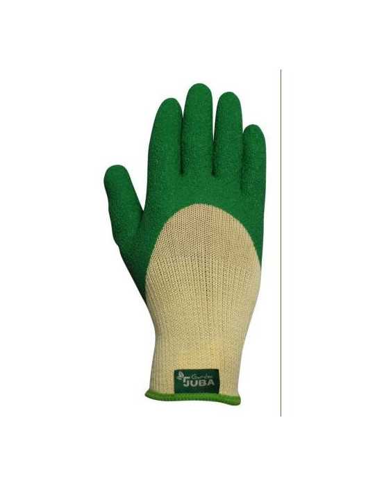 Guante Recubierto Latex Medio Dorso Verde H254G/8 [LOTE DE 8 Unidades] JUBA