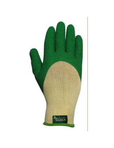 Guante Recubierto Latex Medio Dorso Verde H254G/10 [LOTE DE 8 Unidades] JUBA