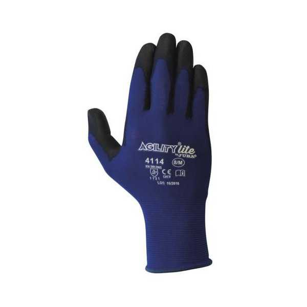 Guante Agility Lite Nylon con PU. H4114/10 Par [LOTE DE 12 Unidades] JUBA