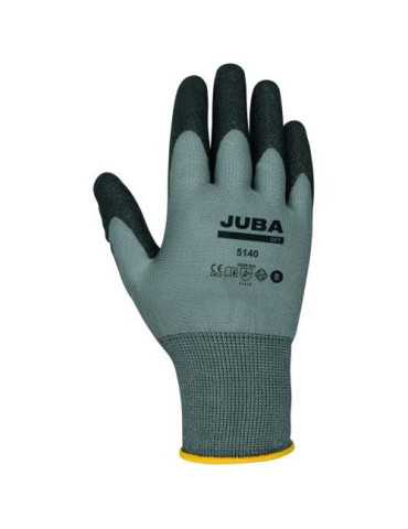 Guante Nylon/PVC Negro CFT H5140-S Par [LOTE DE 8 Unidades] JUBA