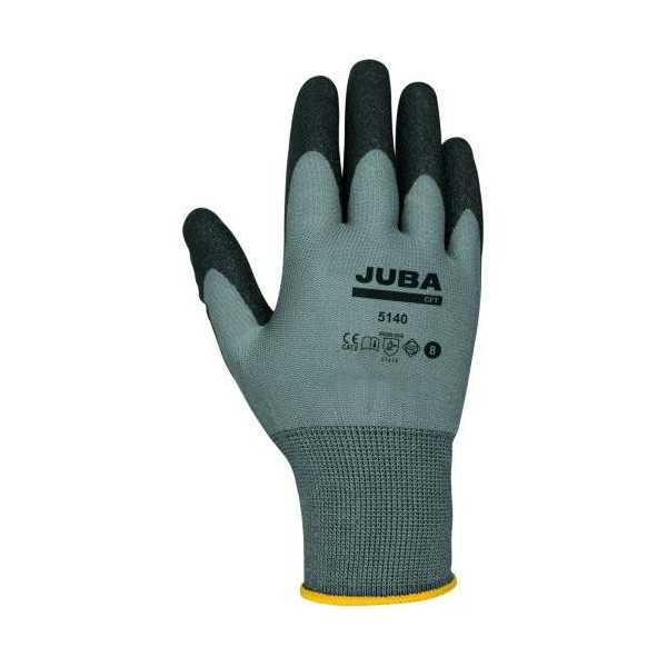Guante Nylon/PVC Negro CFT H5140-S Par [LOTE DE 8 Unidades] JUBA