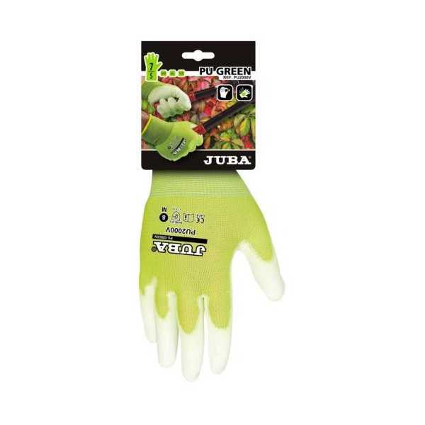 Guante Nylon Recubierto PU Blanco HPU2000V/7 [LOTE DE 14 Unidades] JUBA