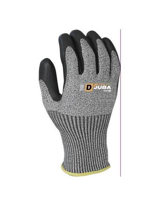 Guante Fibra K-Rock, microventosas Latex H4580/ 8 [LOTE DE 6 Unidades] JUBA