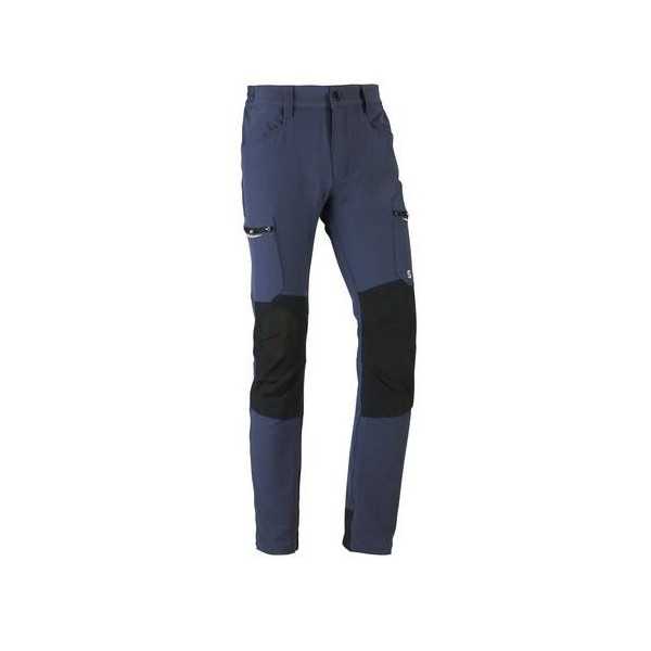Pantalón Stretch Multibolsillos Azul/Negro Talla S JUBA