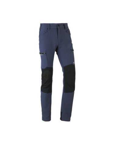 Pantalón Stretch Multibolsillos Azul/Negro Talla XL JUBA