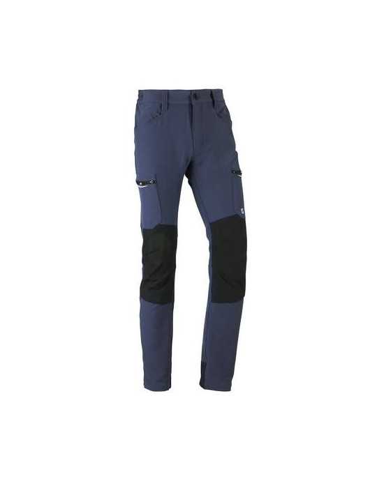 Pantalón Stretch Multibolsillos Azul/Negro Talla 2XL JUBA