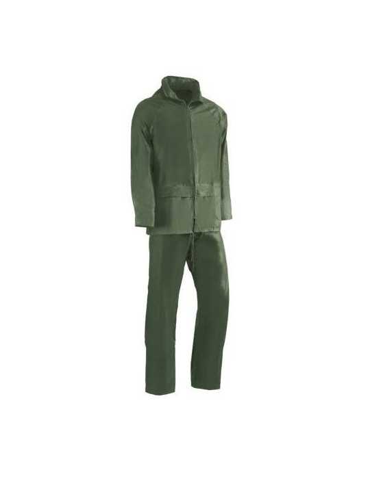 Traje de Agua Be Green Nylon 100%. 802RH Verde-XL [LOTE DE 4 Unidades] JUBA