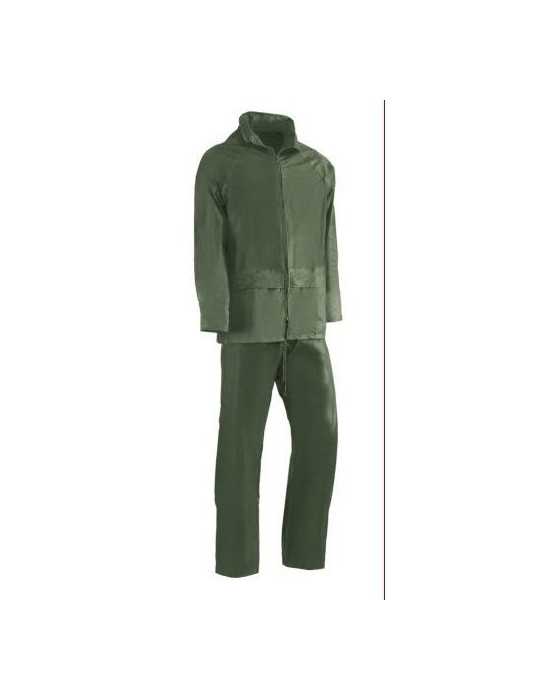 Traje de Agua Be Green Nylon 100%. 802RH VERDE-3XL [LOTE DE 4 Unidades] JUBA