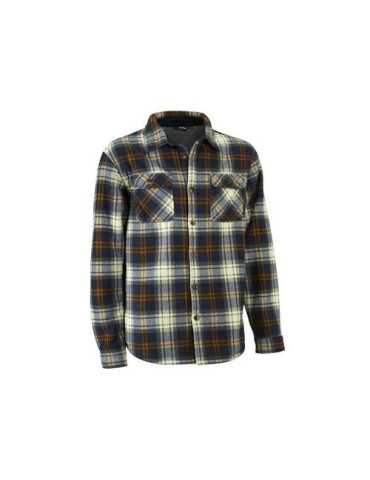 Camisa de Cuadros con Forro Polar Talla 2XL KA750 JUBA