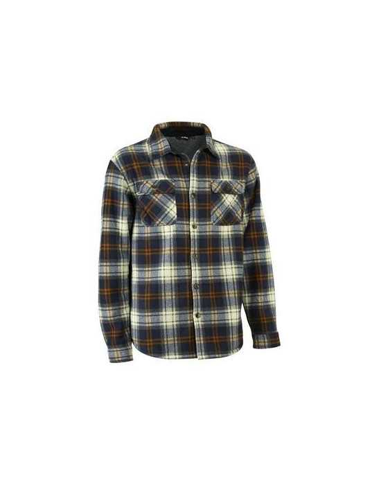 Camisa de Cuadros con Forro Polar Talla 2XL KA750 JUBA