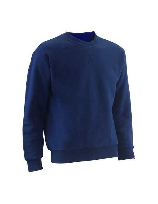 Sudadera Unisex Azul Marino Algodón Team Talla M [LOTE DE 2 Unidades] JUBA