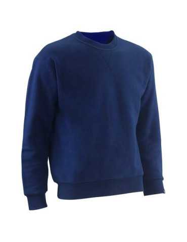 Sudadera Unisex Azul Marino Algodón Team Talla L [LOTE DE 2 Unidades] JUBA