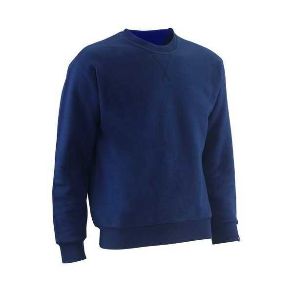 Sudadera Unisex Azul Marino Algodón Team Talla L [LOTE DE 2 Unidades] JUBA
