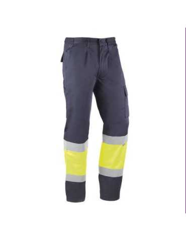 Pantalón Alta Visibilidad Kreta Marino/Amarillo XS [LOTE DE 2 Unidades] JUBA