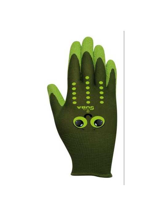 Guante Niños Nylon con Latex Rugoso en Palma H253/3 [LOTE DE 8 Unidades] JUBA