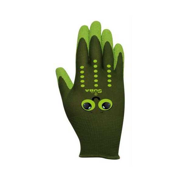 Guante Niños Nylon con Latex Rugoso en Palma H253/5 [LOTE DE 8 Unidades] JUBA