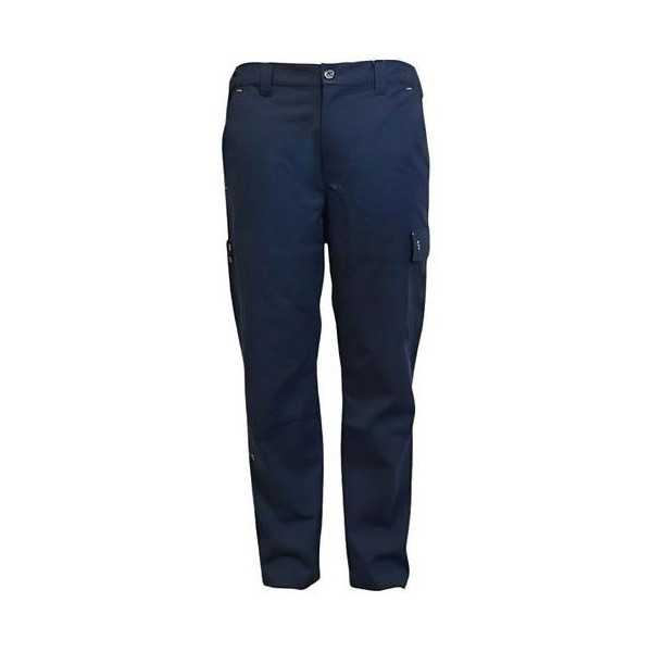 Pantalón Multibolsillos Road Elástico Azul Talla M JUBA