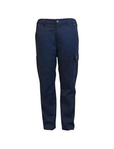 Pantalón Multibolsillos Road Elástico Azul Talla 2XL JUBA