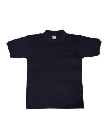 Polo Double Tuck con Bolsillo Marino 644 S [LOTE DE 4 Unidades] JUBA