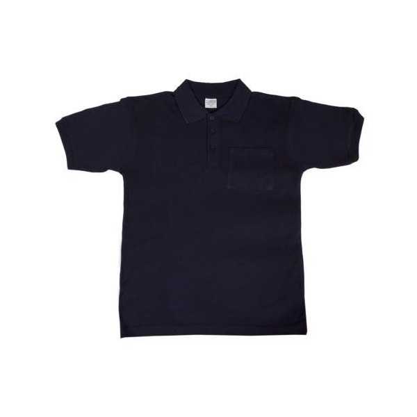 Polo Double Tuck con Bolsillo Marino 644 S [LOTE DE 4 Unidades] JUBA