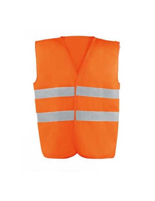 Chaleco Altavisibilidad Naranja HV714ORA Talla L [LOTE DE 10 Unidades] JUBA