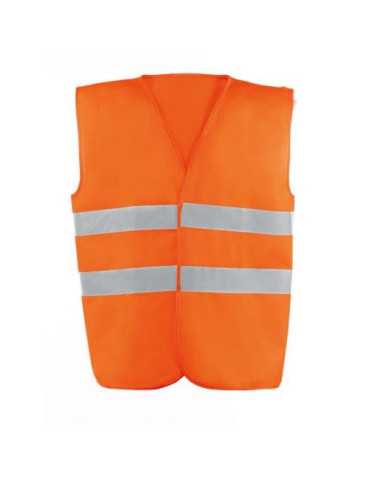 Chaleco Altavisibilidad Naranja HV714ORA Talla XL [LOTE DE 10 Unidades] JUBA