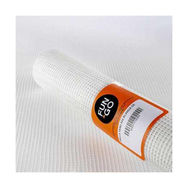 Malla Yeso 5X5 Blanca de 1X10M 50013 [LOTE DE 2 Unidades] FUN&GO
