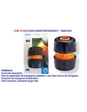 Reparador Mangueras 1 Gran Caudal GF80005442 G.F. [LOTE DE 6 Unidades] HOZELOCK