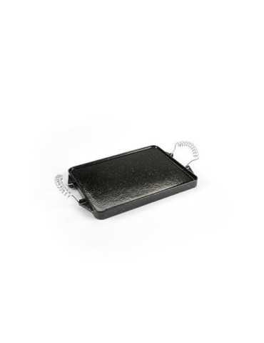 Plancha Asado Hierro Fundido Esmaltada 24X43 12024 GARCIMA