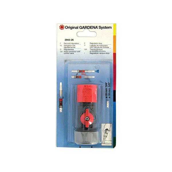 Regulador 3/4 Stop (Blister) 2943 [LOTE DE 2 Unidades] GARDENA