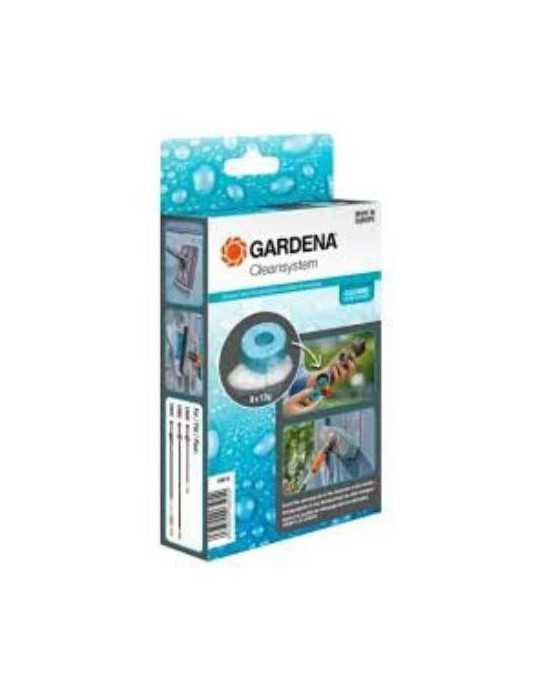 Tabletas Limpiadoras para Boquillas Cleansystem [LOTE DE 4 Unidades] GARDENA