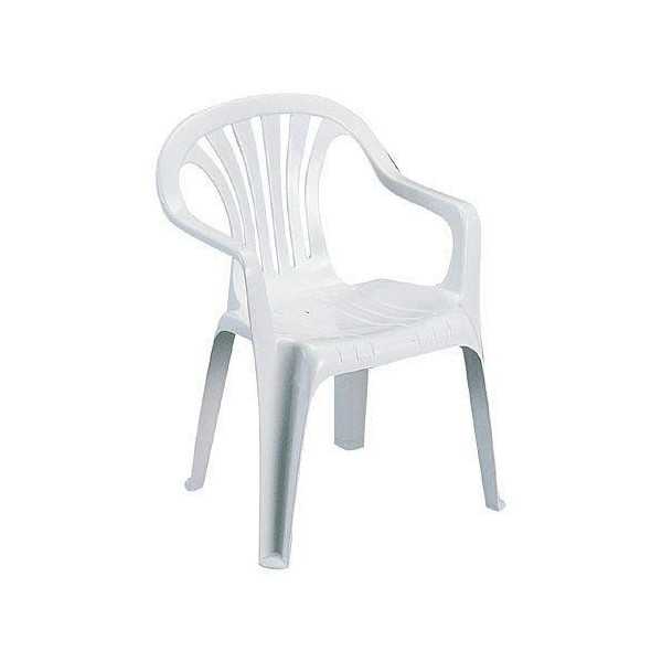 Silla Monoblock Respaldo Bajo 8103 [LOTE DE 4 Unidades] GARDENLIFE