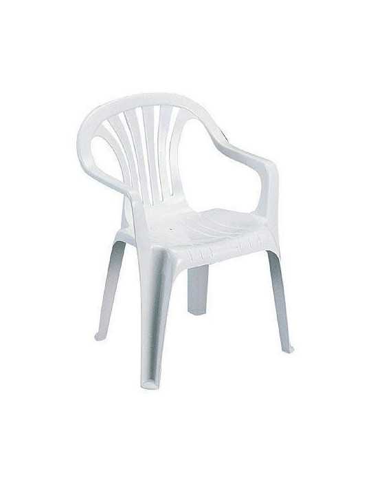 Silla Monoblock Respaldo Bajo 8103 [LOTE DE 4 Unidades] GARDENLIFE