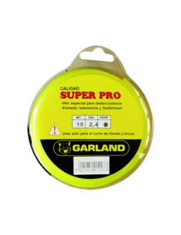 Carrete 15 m Hilo Nylon 2.4 [LOTE DE 6 Unidades] GARLAND