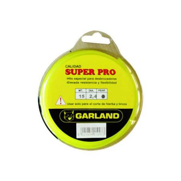 Carrete 15 m Hilo Nylon 2.4 [LOTE DE 6 Unidades] GARLAND