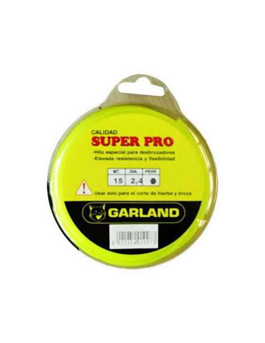 Carrete 15 m Hilo Nylon 2.4 [LOTE DE 6 Unidades] GARLAND