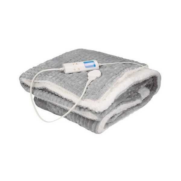 Manta Eléctrica 180X130CM 160W Gris 400060010 GARSACO