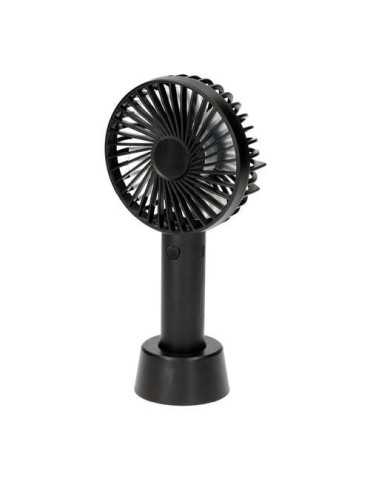 Mini Ventilador Mano Balu USB Recarg Negro DC 5V [LOTE DE 6 Unidades] GARSACO