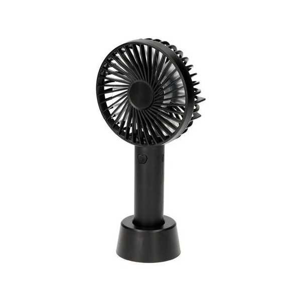 Mini Ventilador Mano Balu USB Recarg Negro DC 5V [LOTE DE 6 Unidades] GARSACO