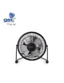Mini Ventilador Sobremesa 9,5CM 2,5W 5V DC Negro [LOTE DE 6 Unidades] GARSACO