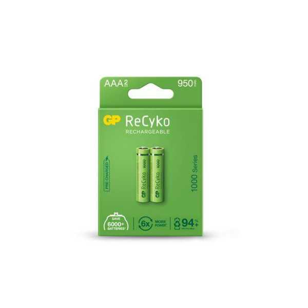 Pila Recarg. precargada Recyko LR3-AAA 1,2V (2 Uds) [LOTE DE 6 Unidades] GDP