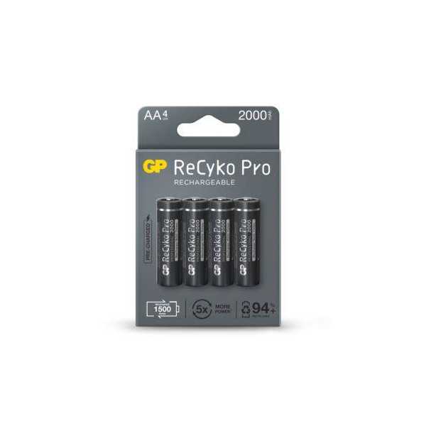 Pila Recarg. precargada Recyko PRO LR6-AA 1,2V (4UDS [LOTE DE 2 Unidades] GDP