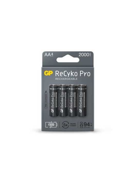 Pila Recarg. precargada Recyko PRO LR6-AA 1,2V (4UDS [LOTE DE 2 Unidades] GDP
