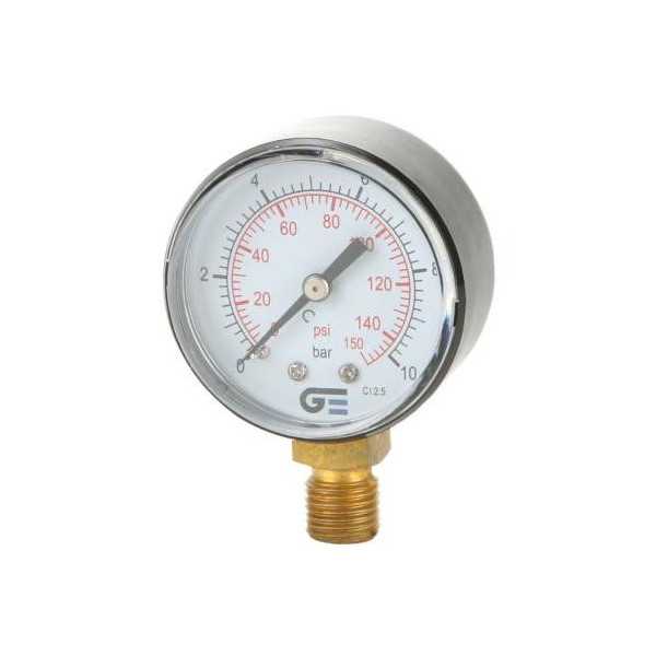 Manometro Ø 53 Salida Inferior Rosca M 1/4 BSP [LOTE DE 8 Unidades] GENEBRE