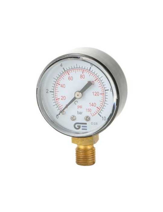 Manometro Ø 53 Salida Inferior Rosca M 1/4 BSP [LOTE DE 8 Unidades] GENEBRE
